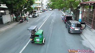 Pinay For Sex Takes Kinky Hot Cum Soaking At Trike Patrol