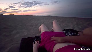 Orgasm Masturbation on the Beach by the Sea!