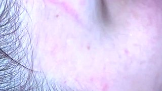 Amateur interracial threesome with double blowjob