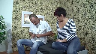 Red hair tattooed milf pussy fucking fingering cum in mouth