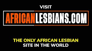 Romantic african couple lesbian