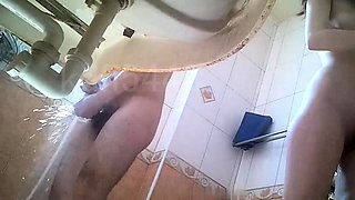 Amateur latin caught by hidden cam