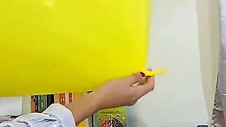 Marianna Tries to Inflate Her Square Balloon Without Bursting It