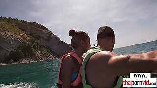 Amateur Porn Thai young cutie suck BWC on jet ski