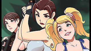 The journey begins - Episode 1 - Lara Croft's bountiful growth in hentai comic