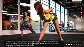 Whispers of Desire 7 Sarah and Alex Went to the Gym with Jessica