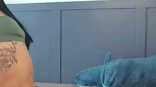 Close up teen foot worship