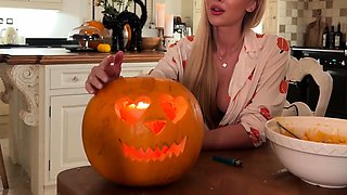 Pumpkin Gloryhole Suprise for my Stepsister Frances Bentley