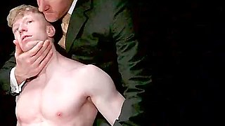 Pale Blond Muscle Boy Gaped And Bred By Hung Dom Stepdaddy - Daddy Dom And Blond Boy