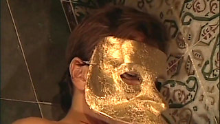 Behind the Mask a Slutty MILF and 2 Horny Men