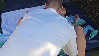 Tokyo Lynn - Caught Tanning