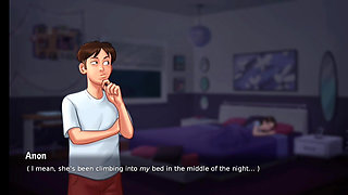 Jenny Bed Time Sex Step Sis - Summertime Saga