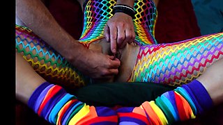 Deep Double Fisting Makes Brunette Moan with Orgasmic Pleasu