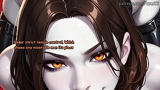 Survive Dimitrescu's rough sex female competition (Sex JOI)