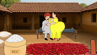 Part !  -   my big boobs and     big  juicy ass  mom   vimla  showing her sexy milf body in her  maxi