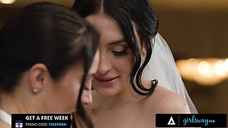 Melissa Stratton & Charlotte Sins Wedding Dream Lesbian Sex