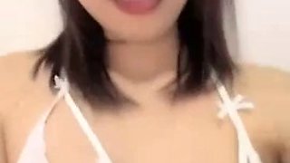 The lustful side of the goddess next door, Peach Fish, innocent and shy, was fucked by her boyfriend for several days in a live broadcast in China, and was ravaged by her unprotected creampie 9