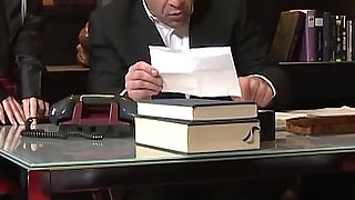 Blonde College Girl Is Rewarded for Her Good Grade by Stepfather