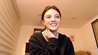 Amateur redhead poses and masturbates with toys