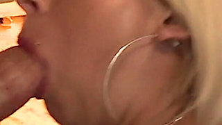 Sexy blonde with big round ass gets anally fucked in threesome