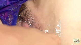 This Bitch With Crazy Big Natural Tits Was Getting That Sweet Loving On The Couch