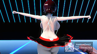 mmd r18 HI-Fi-RAVER CUM VER swallow big dick and big tits ebony milf ntr fuck hard swallow cum 3d hentai