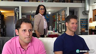 Maya Luna - DP'd by her step-son and his buddy!