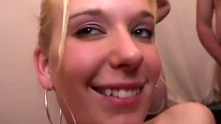 German babes first massive facial bukkake