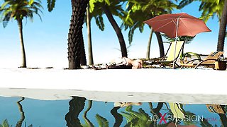 Fem's shaved porn by 3DXPassion