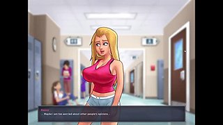 Hot Indian Bhabi Fucks Dever in Summertime Saga 3D Sex Game