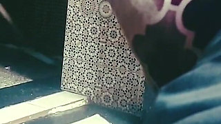 Arab Girl with Her Lover in a Hot Moment
