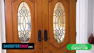 Step daughters-in-law Emma Starletto & Lana Smalls lure stepdads during no nut november - daughterswap