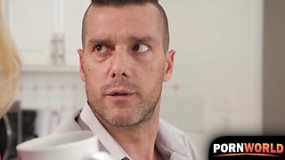 Hardcore Impomptu Threesome With The Landlords