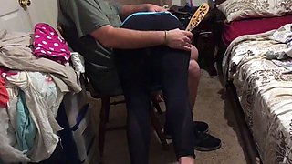 Erika gets her ass paddled