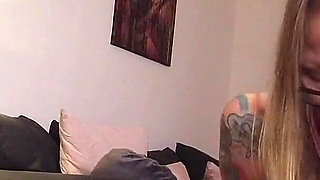 Riding a Dildo in Hot Lingerie