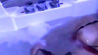 I'm Driven Crazy with Passion by My Stepbrother's Big Cock, I Enjoy It in the Motel Jacuzzi