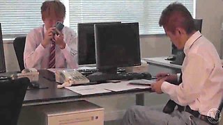 Female Boss Makes Employees Smell Steamy Pantyhose-clad Feet And Pussy While Facesitting To Increase Their Motivation Work