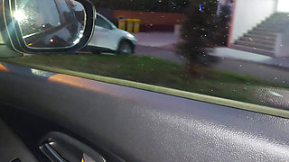 Elegant Mature Mom in Stockings and High Heels Seduces Taxi Driver