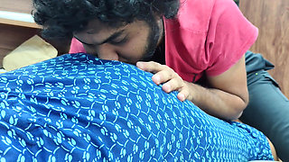 Nighty Hot Fuck by Husband and Wife in Bedroom Part - 3, Hot Indian Couple Romance in Bedroom