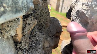 Public Dick Flashing - Girl Help Me To Cum In Mountains