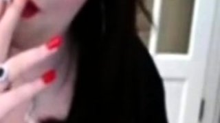 Smoking Princess Tease - Fetish POV Webcam Show