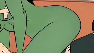 Slut She-hulk Gets Fucked on the First Date. Cartoon
