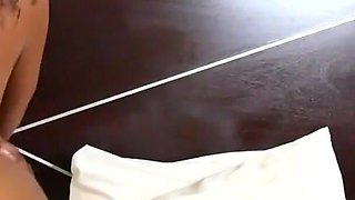 Big butt black wife fucks and sucks her personal trainers huge BBC
