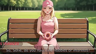 2D Cartoon: Petite Blonde Babe Sucks Off To a Perv Fat Big-dicked Stranger In the Park