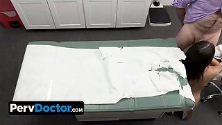 Pervdoctor - pretty teenager dreamed boob job offers her labia as payment