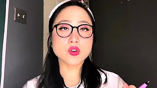 Kimmy Kalani ASMR JOI - Asian Nurse Gets Sperm Sample