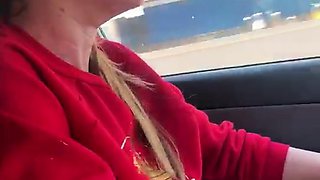 Busty Czech amateur fucks outdoor in public
