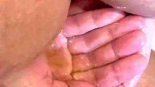 Pee on Her Big Boobs Compilation and Cumshoot on Face