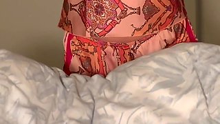 Girl in Pink Satin Nightwear Fucked in Bed to Fill Her Pussy with Hot Cum - Projectfundiary