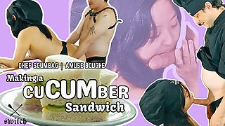 Scumbag Chef Makes Cucumber Sandwich with Korean Sous Chef